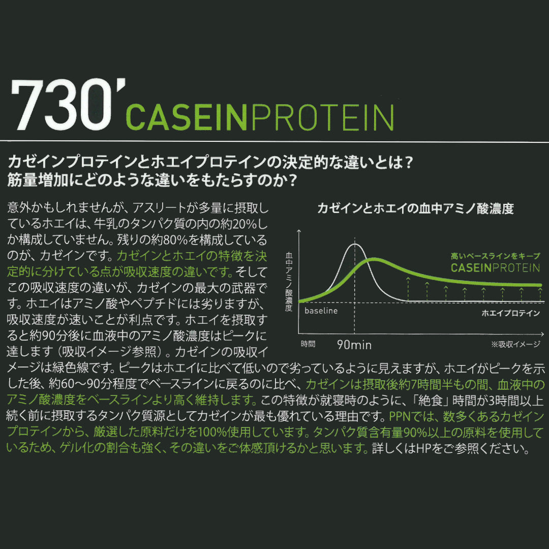 730'CASEIN PROTEIN 【お試し100g】リッチキャラメルフレーバー